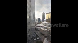 US: 2-Alarm Fire Breaks Out At First Baptist Church In Downtown Dallas 3