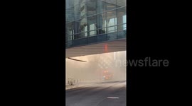 US: 2-Alarm Fire Breaks Out At First Baptist Church In Downtown Dallas 5