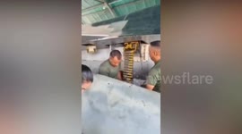Air force jet intercepts drug trafficker plane in one-sided dogfight