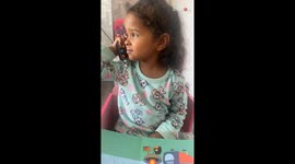 Little girl's wish comes true with a makeup gift from dad in heaven