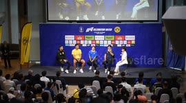 Thailand: PRE-Match Press Conference 114 Celebration of BG Pathum United x BVB in Thailand.