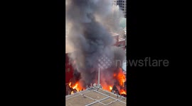 US: Large Fire Breaks Out At First Baptist Church In Downtown Dallas 10