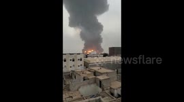 Israel bombs Houthi oil sites in Yemen's Hodeidah, several killed