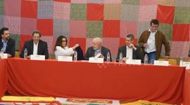 Brazil: Lula participates in a meeting with leaders and social movements, at Armazem do Campo