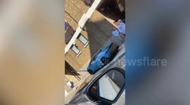 £230k hired Lamborghini abandoned on side of road after driver crashed and fled