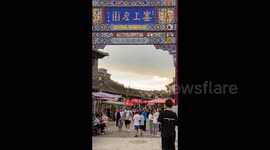 China: Saishang Old Street View in Hohhot