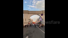 China: Tourists Visit The Wide Alley of A Century-old Food Street in Hohhot