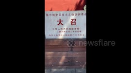 China: Tourists Visit Wuliang Temple in Hohhot, China