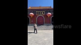 China: Tourists Visit Guanyin Temple in Hohhot