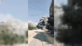 Palestine: Israeli Warplanes Conduct Airstrike On Gaza Tower Block