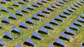 China: A Photovoltaic Power Station on the Ruyin Grassland in Zhangjiakou, China