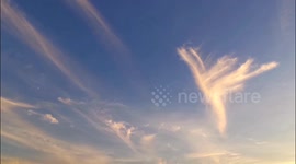 China: Clouds in The Sky at Sunrise in Yichang