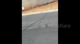 US: Hawarden Fire In Riverside, CA Burns Several Homes 2