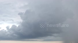 Cumulonimbus clouds in san antonio, texas