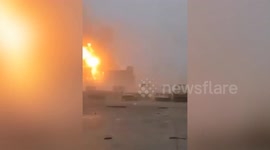 Yemen: Videos show massive fire in Yemen's Hodeidah following Israeli airstrike