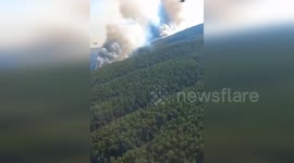 Turkey: Turkey Fights Two Forest Fires with Aerial and Ground Forces