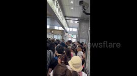 Japan: Travel Chaos Erupts After Bullet Trains Suspended Due To Maintenance Train Accident 4
