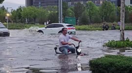 Rescue underway in inundated cities in China's Shanxi
