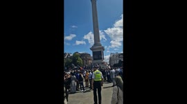 Bangladeshi community march in Central London in support of Bangladeshi student protests