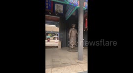 China: Tourists Visit The Government office of Suiyuan general Qing Dynasty in Hohhot