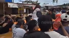 Massive Floods Hit North Maluku Province in Indonesia, Hundreds of Houses Submerged in Floods, Thousands of Residents Forced to Be Evacuated, Floods Also Damaged Vehicles and Residential Settlements