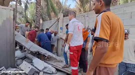 Palestine: Palestine Red Crescent teams have recovered the body of a martyr and assisted two injured individuals from Deir al-Balah city following the occupation’s targeting of a house there