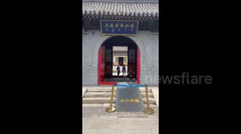 China: Five Pagoda Temple Scenery in Hohhot