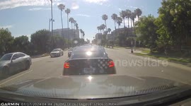 Turning Tesla Gets T-Boned