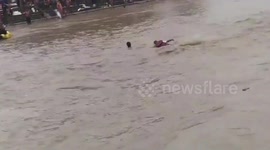Drowning devotees rescued from raging river in northern India