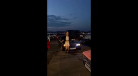 Woman thrown by car in Nizhny Novgorod after sitting on hood