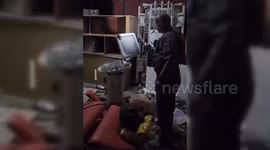 Gaza: Israeli Soldiers Destroy Computer At Gaza Hospital