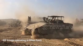 Gaza Strip: Projectile launch toward Israel by the Hamas fell inside the Gaza Strip and hit a school