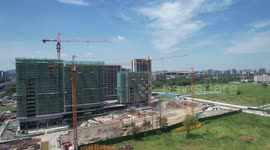 China: Buildings Construction in Hangzhou