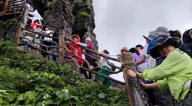 China: Tourists Visit Mount Fanjing in Tongre