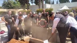 Israel: Funeral of the Houthi drone strike victim in Tel Aviv