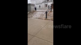 US: Cold Front Brings Heavy Rains To South Central Wisconsin