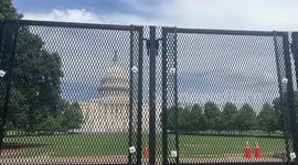 US: Security Fences Erected Around Capitol Building Ahead Of Netanyahu’s Visit