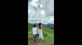 Girlfriend pauses boyfriend's wedding proposal to call mum and ask permisison