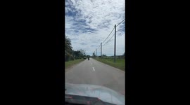 Motorcyclist loses control and falls into paddy field in Sungai Petani, Kedah