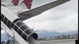 Longer version of moment passenger plane crashes during takeoff in Nepal