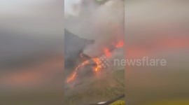 United States: Apache Fire Threatens Homes in Apache Canyon, Evacuations Ordered