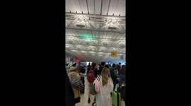 JFK airport fire: Passengers evacuated onto tarmac as black smoke fills terminal