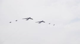 Romania: U.S. B-52H Bombers Lead NATO Show of Strength at MKAB