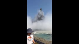 Biscuit Basin Hydrothermal Explosion