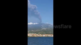 Italy: Etna Spews Tall Plume Of Volcanic Ash During July 23 Eruption, Airport Closed 3