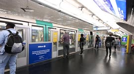 France: Paris Subways Two Days Before Start Of Olympics