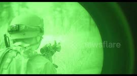 USA: JRTC 24-09 Force on Force Exercise BROLL