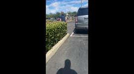 Man brakes truck window to retrieve keys in Elk Grove, California