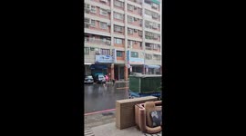 Heavy rain as typhoon Gaemi hits Kaohsiung