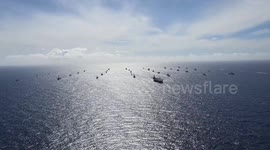 United States: Multinational Ships Form Up for RIMPAC 2024 Off Hawaii Coast